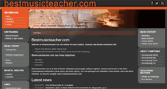 Desktop Screenshot of bestmusicteacher.com